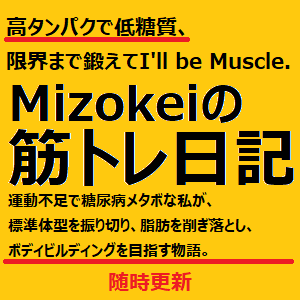 Mizokeiの筋トレ日記